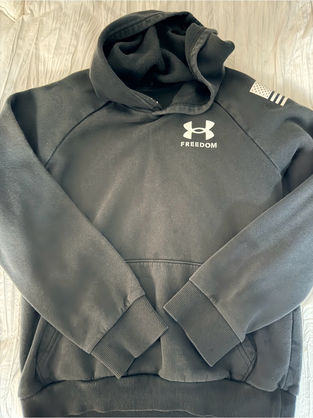 Under Armour Black Freedom Pullover Hoodie for Kids